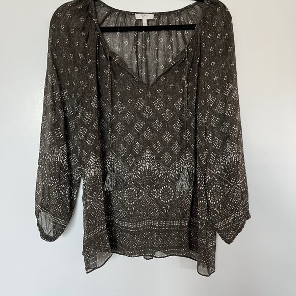 Joie - Tullis Blouse in Fatigue - XS - Picture 3 of 4